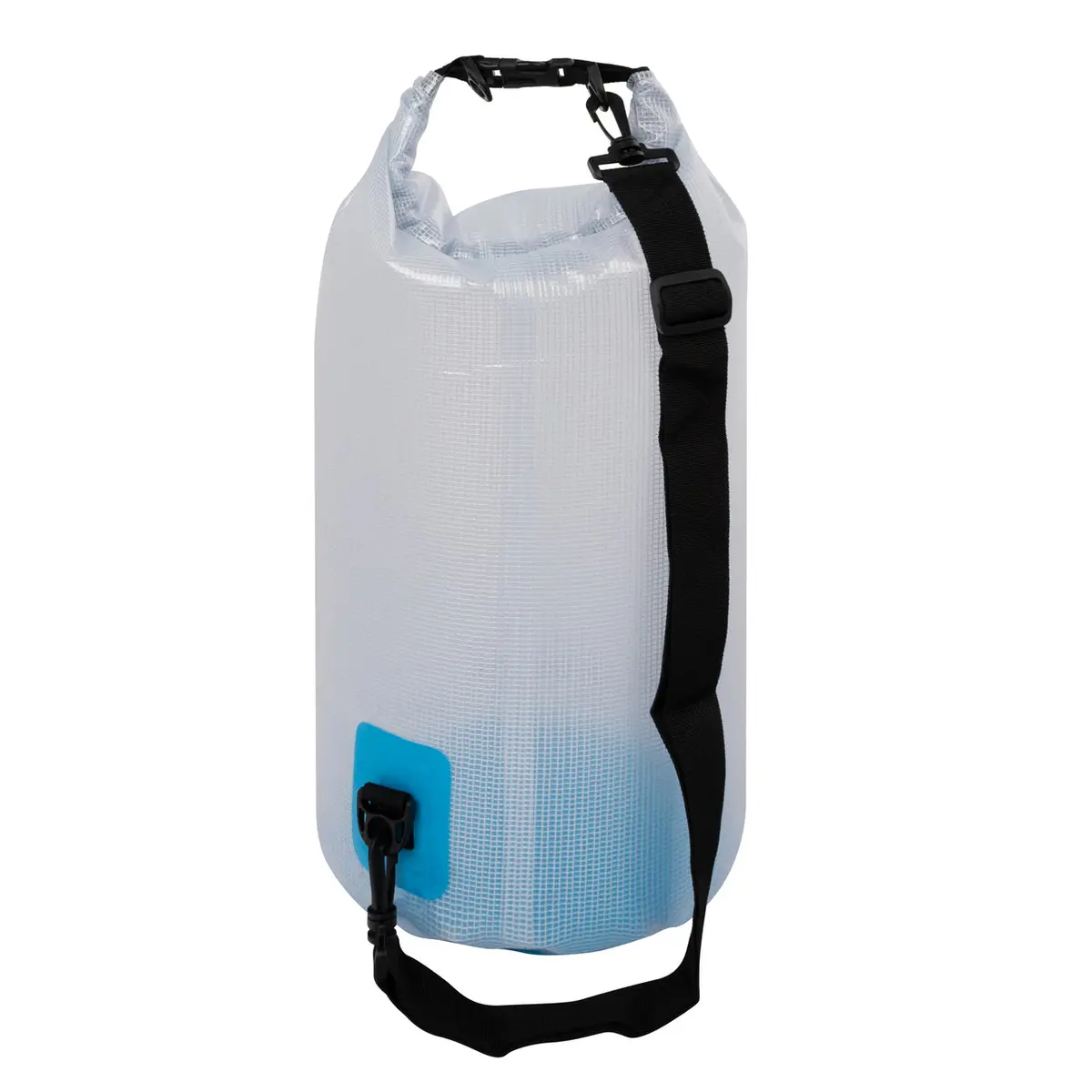 Trailgear Tg-800-20-Sb Heavy-Duty Transparent Dry Bag | Roll-Top Closure Design | Lightweight W/ Shoulder Strap | 20 Liter (Sky Blue) 2