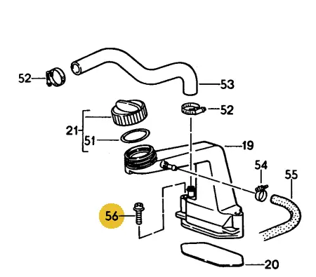 900 075 344 01 - Bolt M6 X 50 Zi - Nla 1