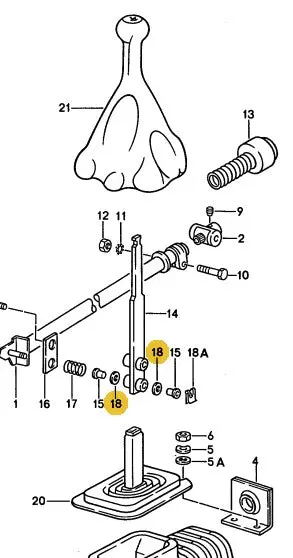 900 234 510 02 - Support Washer - Shift Linkage - Manual 85 To 95 1