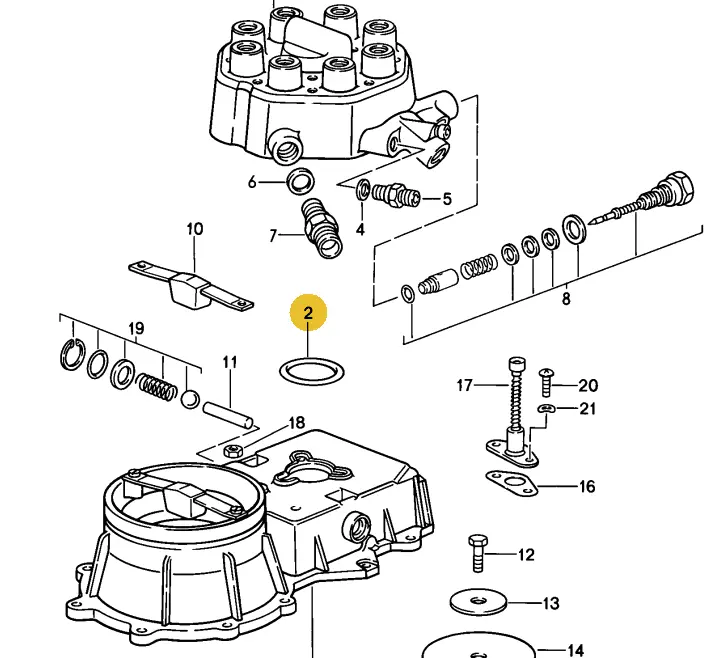911 110 936 01 - Cis Rubber O-Ring - 78 To 83 2