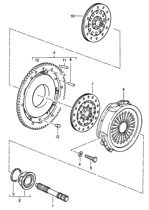 928 116 011 Am - Clutch Discs 78 To 86 - Pair - Aftermarket - Pre-Order 2