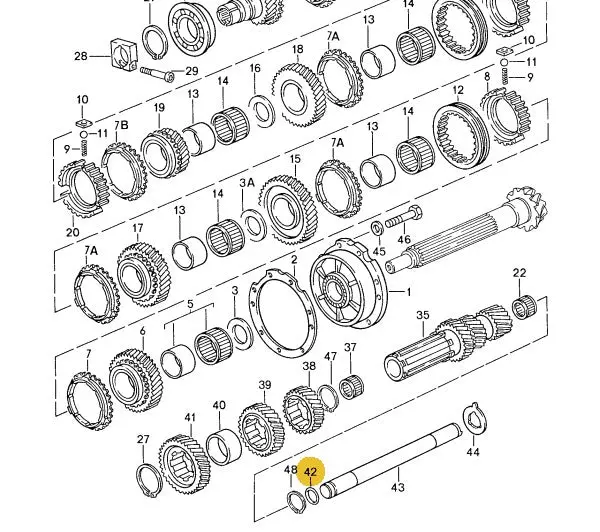 928 302 283 02 - O Ring - Reduction Shaft - 87 To 95 1