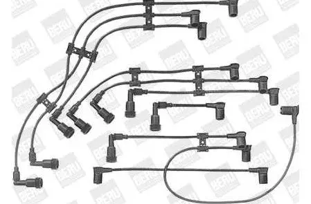 928 602 060 S2 - Beru Ignition Wire Set 84 To 86 Row 4.7L 16V S2 1
