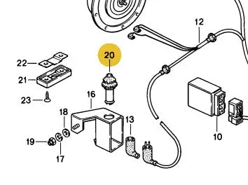 928 613 173 00Am - Hood Alarm/Light Switch - 83 To 95 2