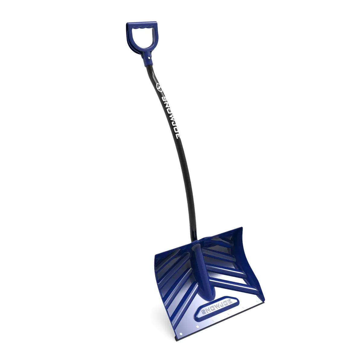 Snow Joe Snj18n-Erg 18-Inch Ergonomic Heavy-Duty Snow Shovel/Pusher | W/ Nylon Wear Strip & D-Grip Handle | Retail Ready (Blue) 1