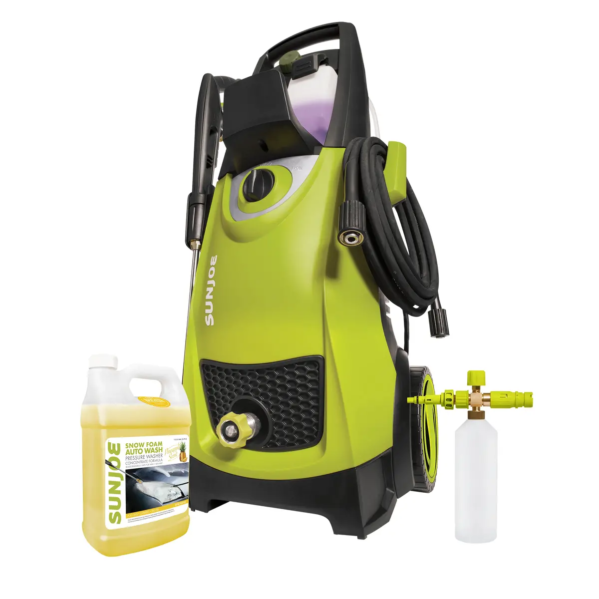 Sun Joe Spxfoam-Bdl Foam Cannon Starter Bundle | W/ Electric Pressure Washer, 34 Oz Foam Cannon, And Auto Wash | Quick Connect Nozzles 1