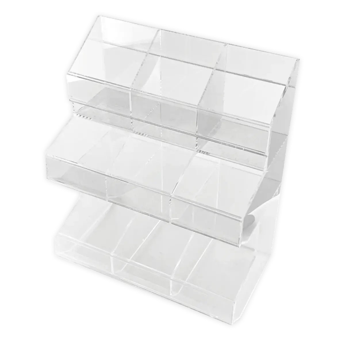 Merchandising Fixture - Acrylic Nine Bin Bulk Display 971620 1