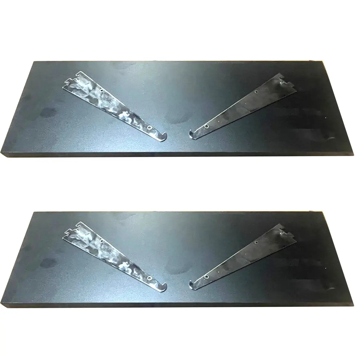 Merchandising Fixture - Food City Wood Shelf With Brackets Only 975120 1