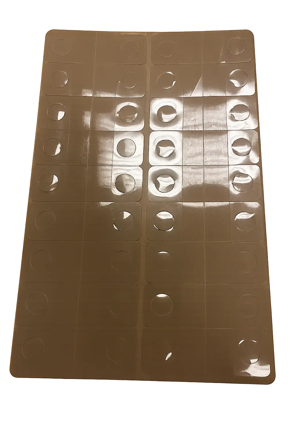 Merchandising Fixture - Adhesive Hang Tabs Sheet - 36 Pieces Per Pack 975230 1