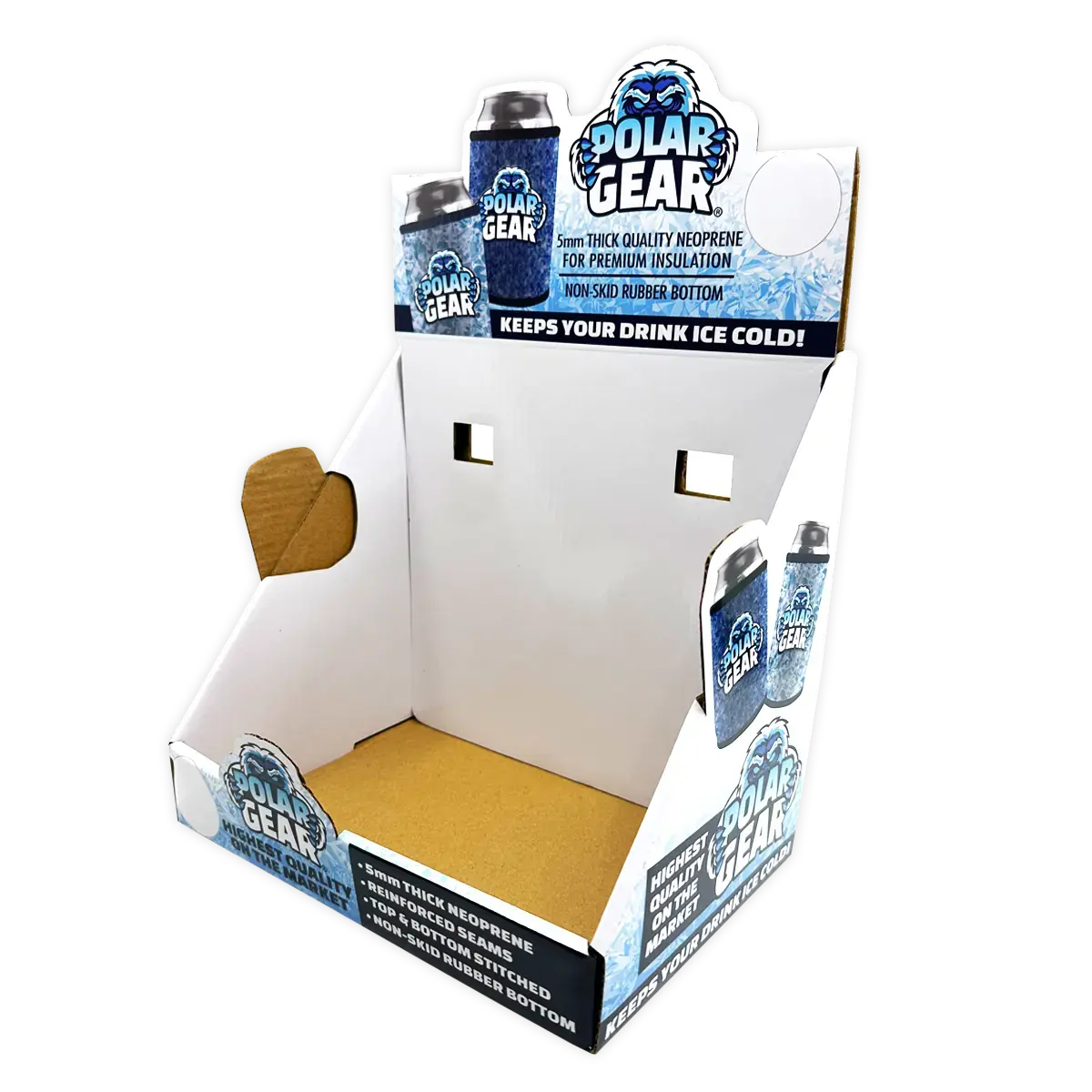 Merchandising Fixture - Polar Gear Corrugated Shelf Display Only 976220 1
