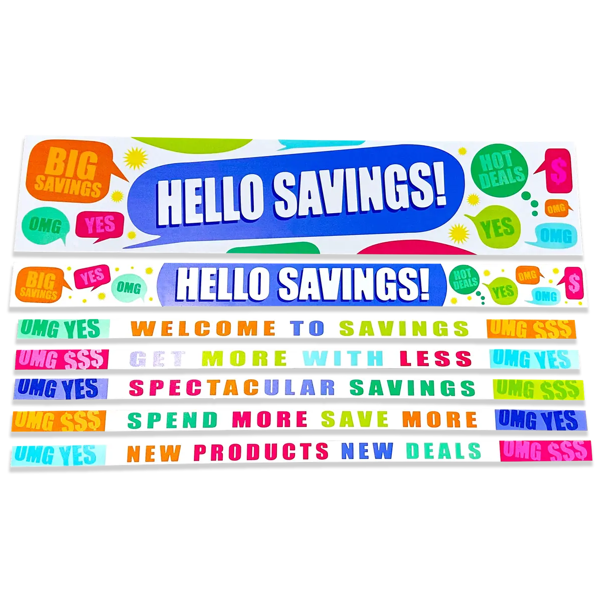 Merchandising Fixture - 3 Merchandising 7 Sign Set 977260 1