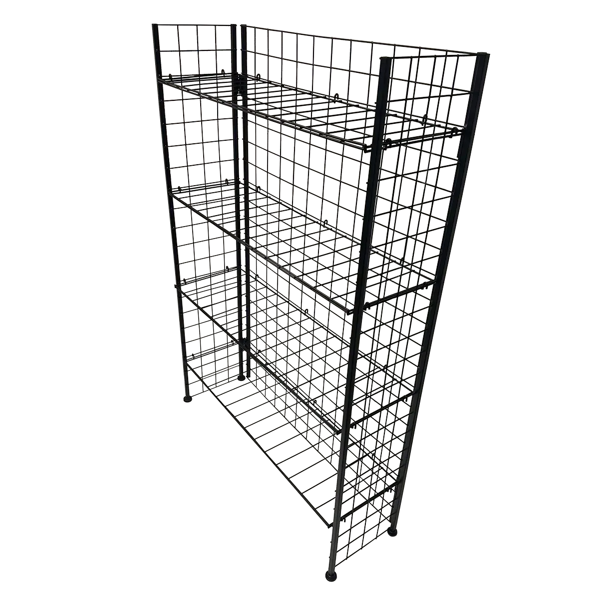 Merchandising Fixture - 30" Wire Four Shelf Rack Only 978620 1