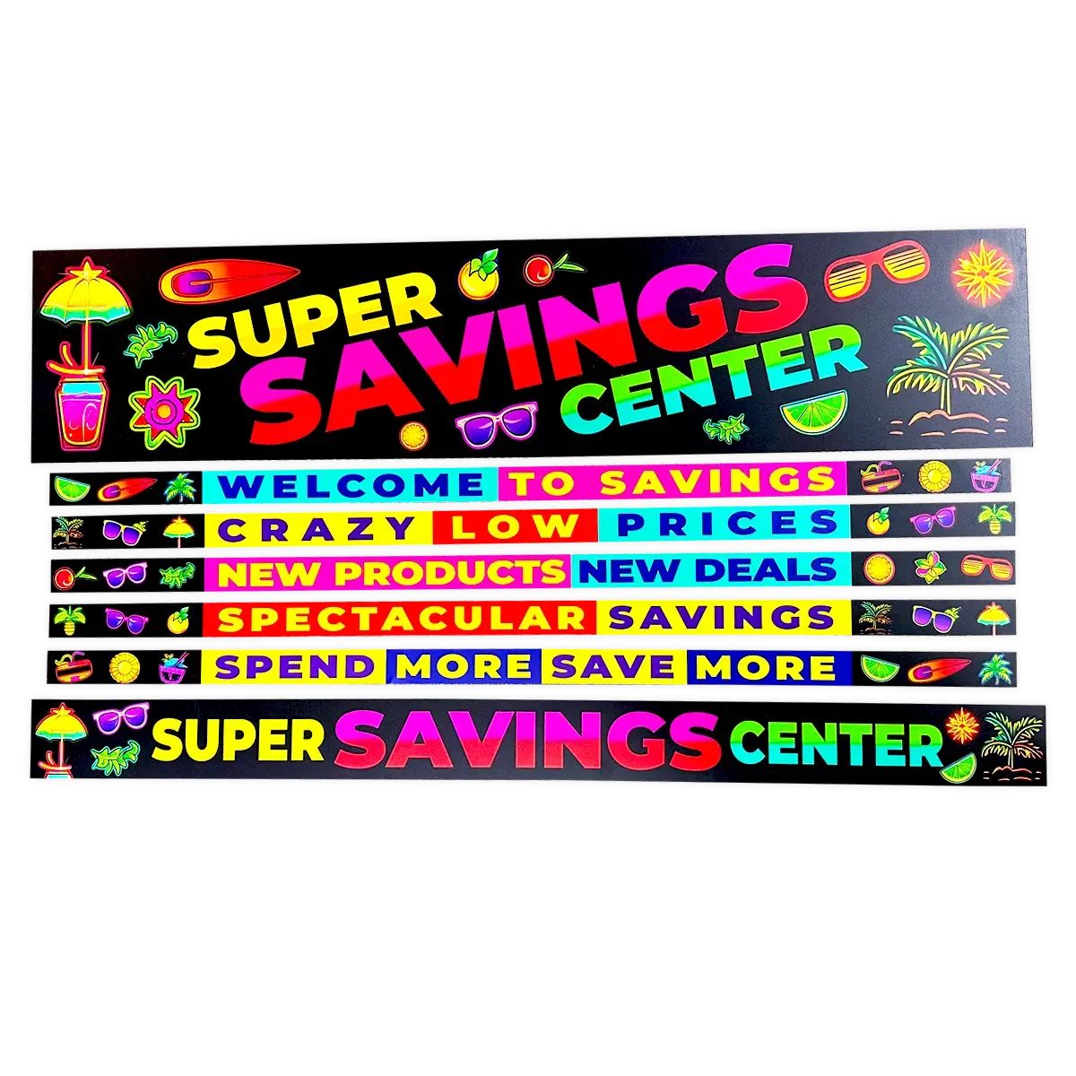 Merchandising Fixture - 3 Merchandising 7 Sign Set 978920 1