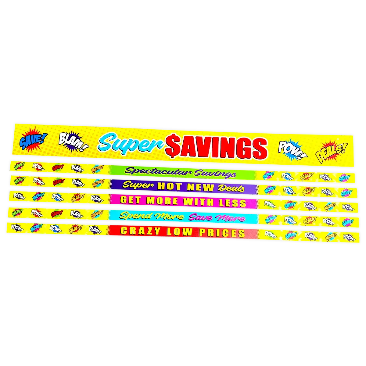 Merchandising Fixture - 4 Merchandising 6 Sign Set 978950 1