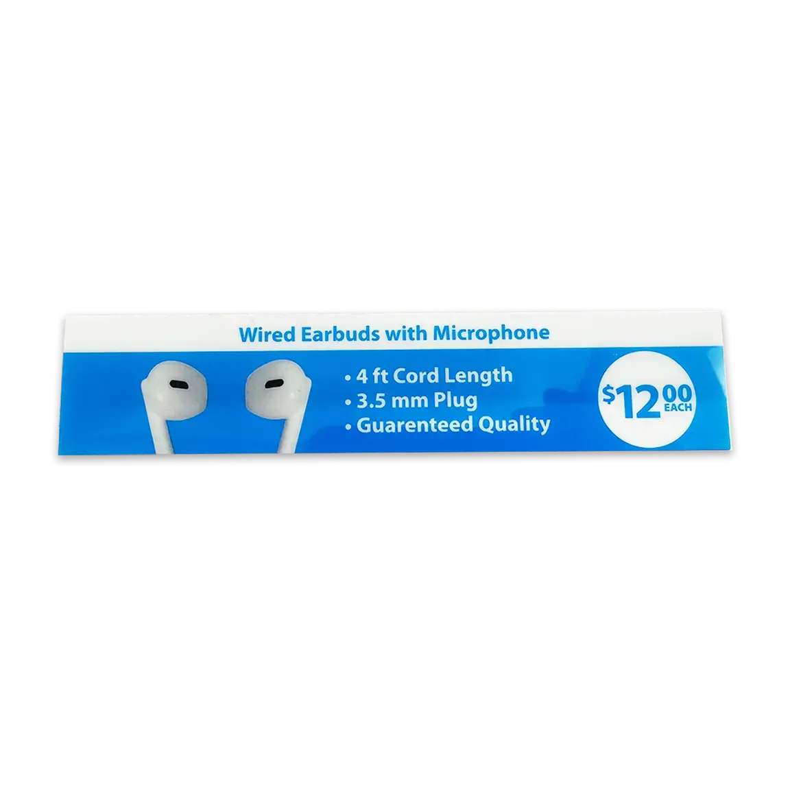 Merchandising Fixture - Wired Earbuds Sign Only 979560 1