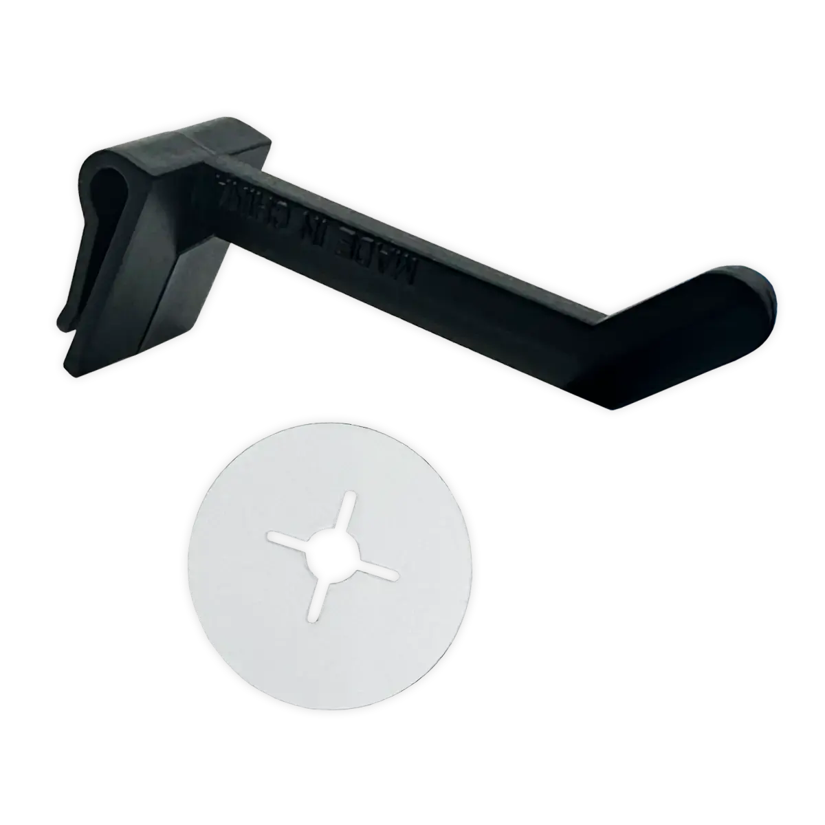 Merchandising Fixture - Short Black Plastic Peg With Peg Stop - 6 Pieces Per Pack 983820 2