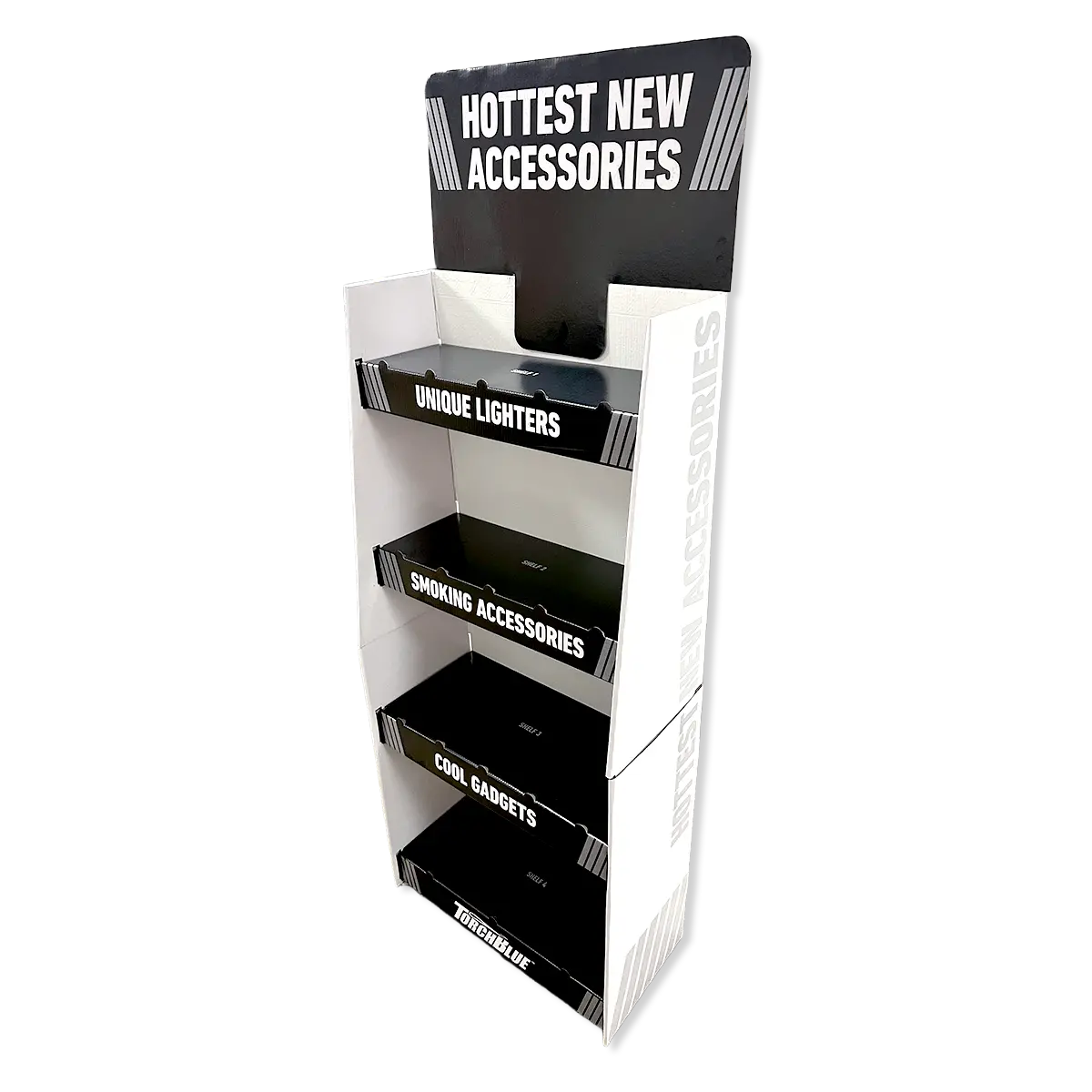 Merchandising Fixture - Corrugated Smokezilla Floor Display Only 986590 1