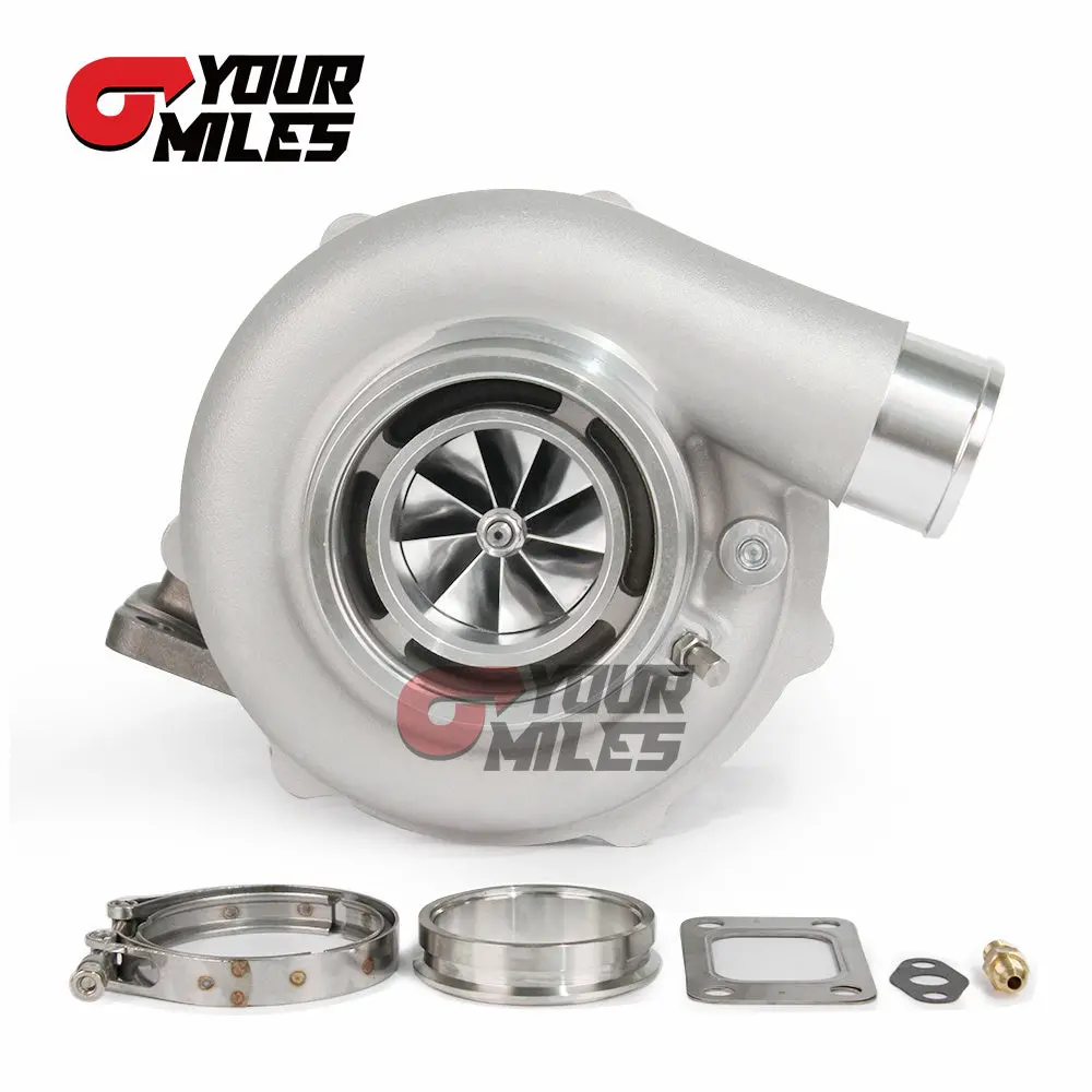 Yourmiles S30-770 Non Wastegate Billet Comp. Wheel Dual Ball Bearing Turbocharger T3.82V/0.83/1.01/1.21 Dv Hsg 4