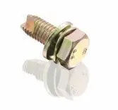 999 075 032 02 - Hex Hd Screw 8 X 20 - Battery Hold Down - Washer & Spring Washer - 83 To 86 - Porsche 1