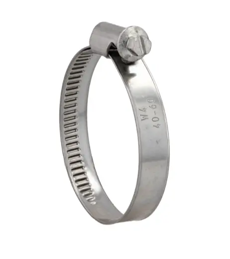 999 512 404 00Am - Radiator Hose Clamp 40-60/12 - Worm Drive/Flat Silver 87 To 95 - Aftermarket 1