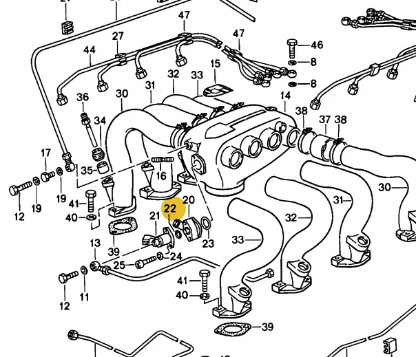 999 701 395 50 - O Ring Cold Start Injector K-Jet & L-Jet - 78 To 84 2