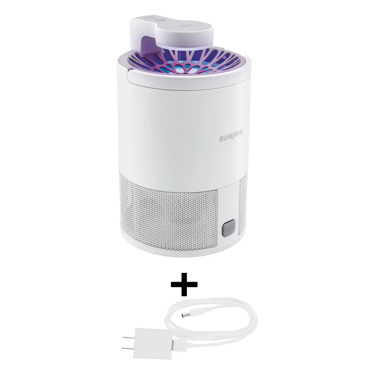 Sun Joe Sj-Bz15w-Wht Uv Indoor Insect Trap | Non-Toxic Uv Light | 10 Sticky Traps Included (White) 1