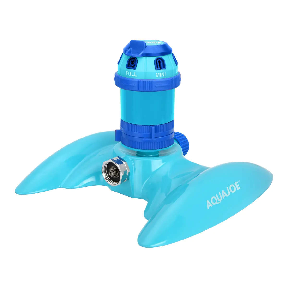 Aqua Joe Aj-Mssbm6 6-Pattern Turbo Drive 360 Degree Sprinkler | Customizable Coverage | 5,284 Sq. Ft. Max Coverage 2