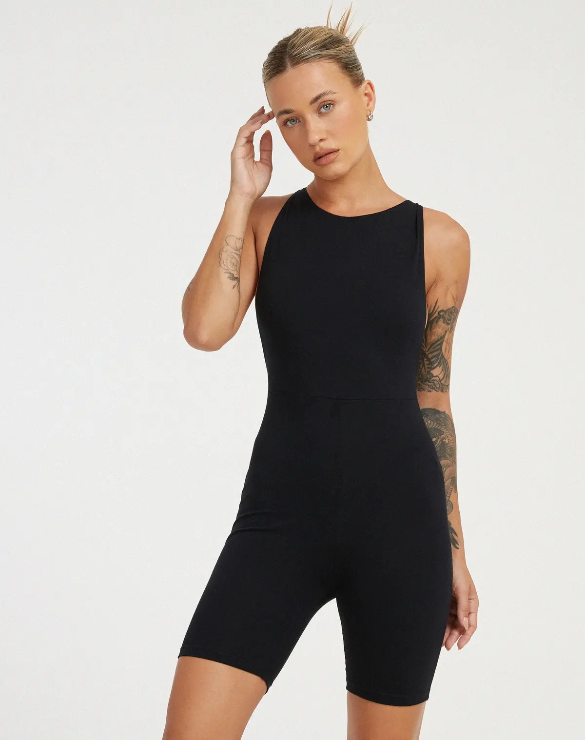 Acro Unitard In Black 4