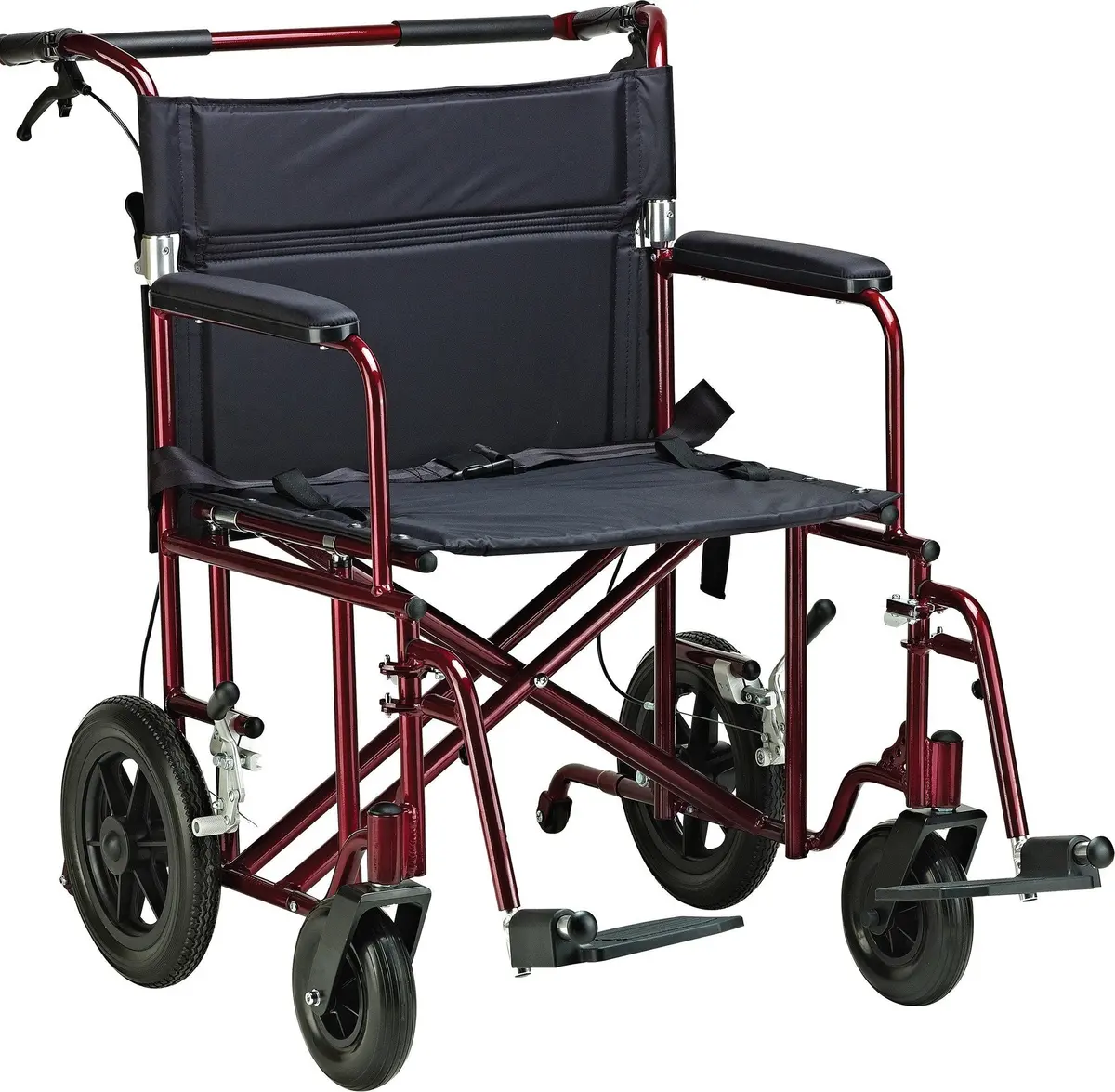 Bariatric Aluminum Transport Wheelchair 1