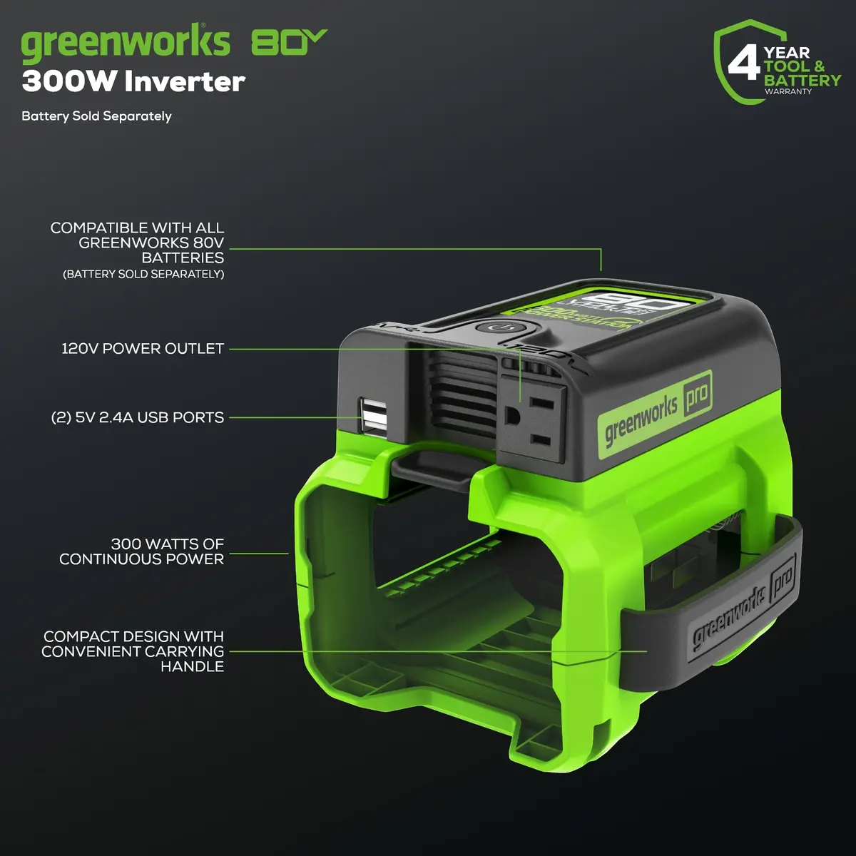 80V 300W Power Inverter 2