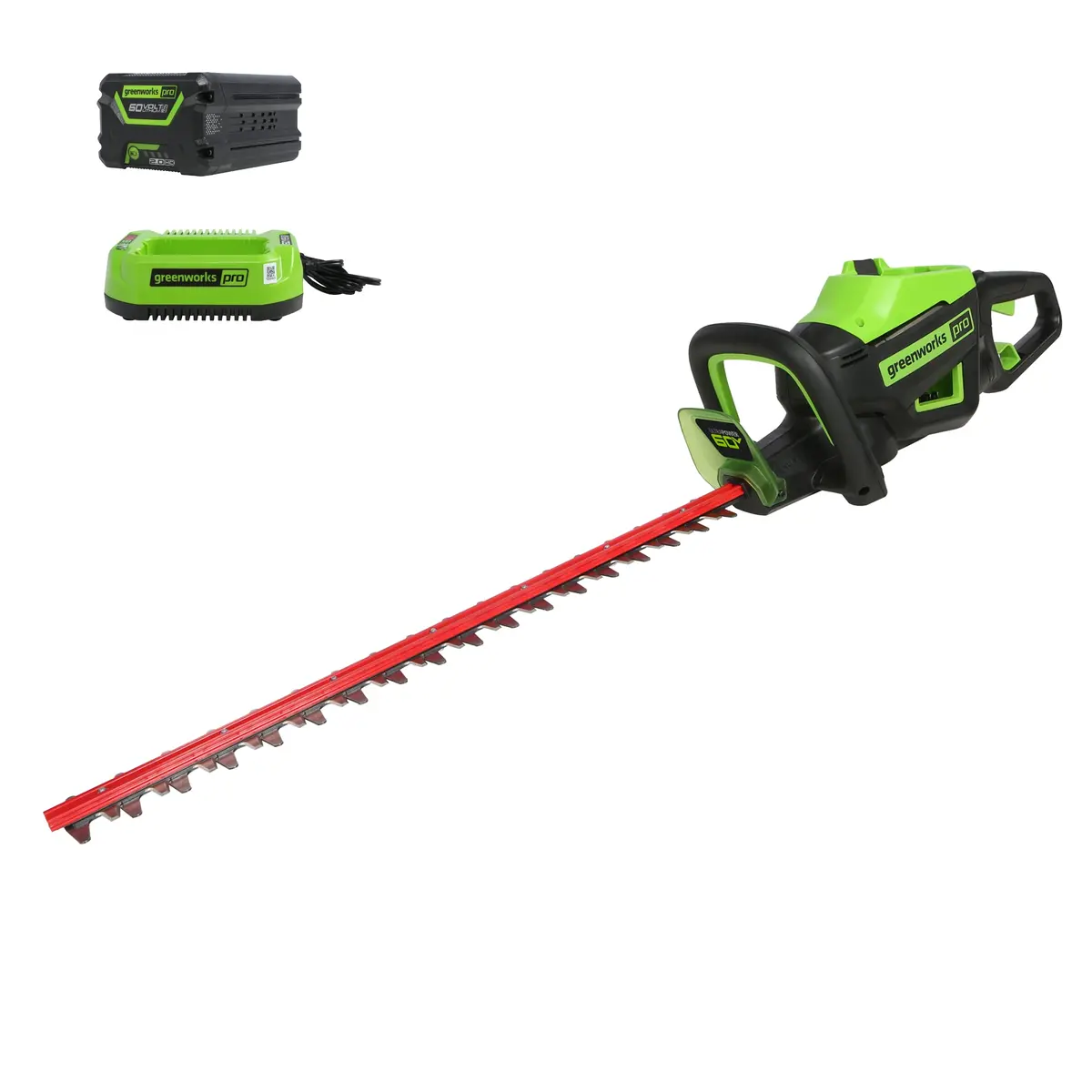 60V Pro 26" Hedge Trimmer, 2.0Ah Battery And Charger Included 1
