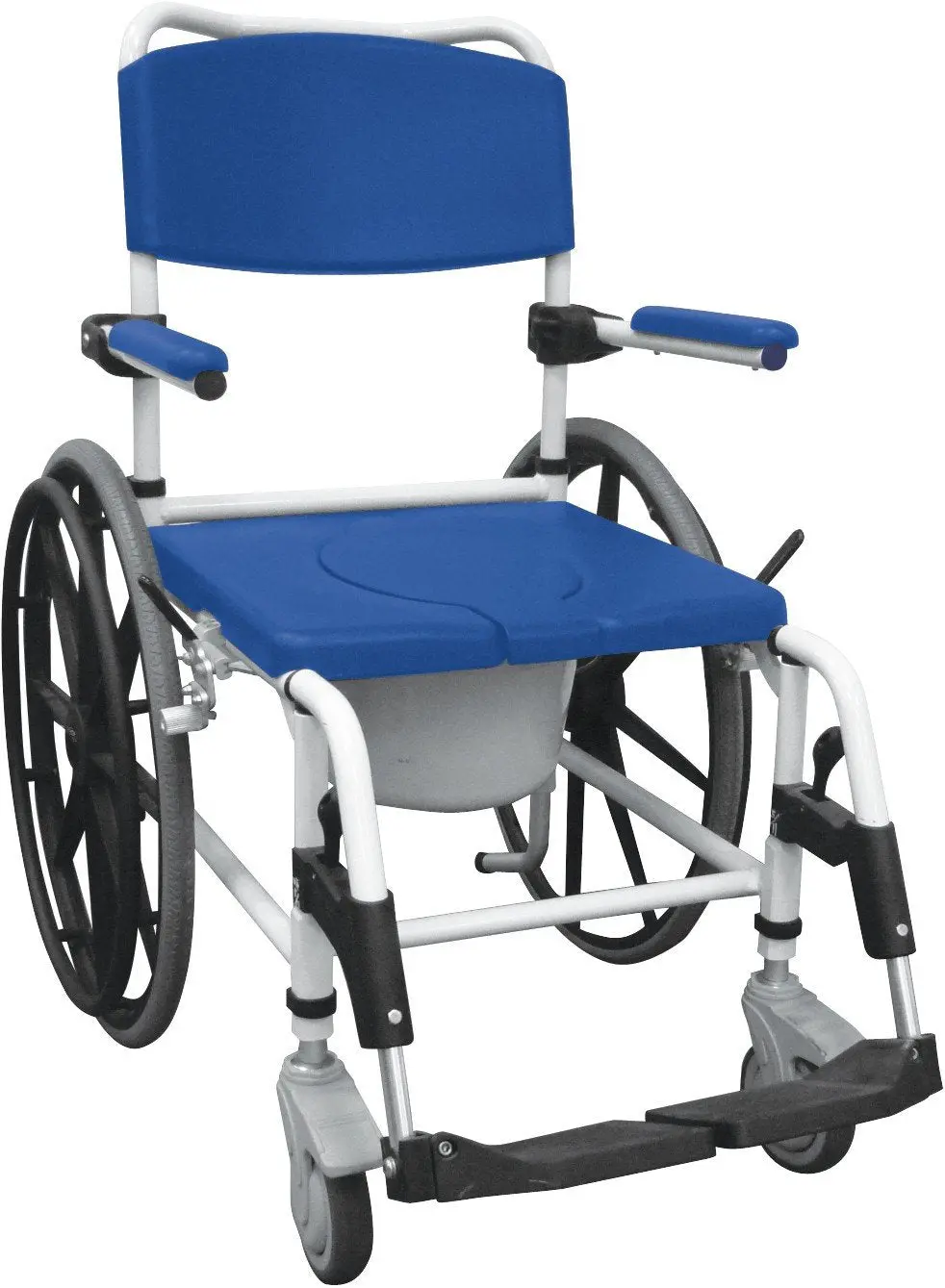 Aluminum Rehab Shower Commode Chair 1