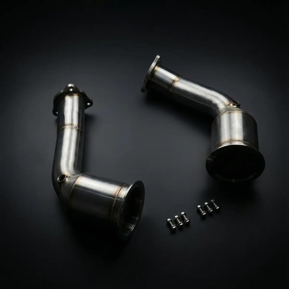 Audi Rs4 (B9) / Rs5 (F5) 2018-2019 2.9T V6 Tfsi Catless Downpipes | Ame Motorsport 1