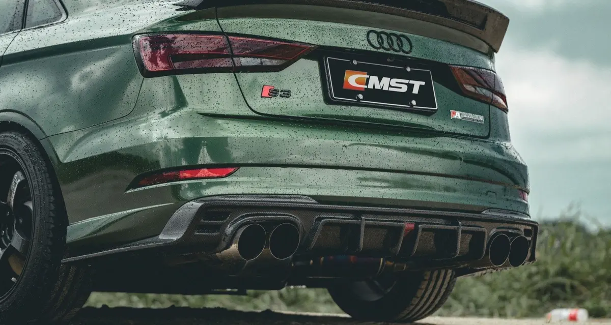 Cmst Carbon Fiber Rear Diffuser For Audi A3 S3 2017-2020 1