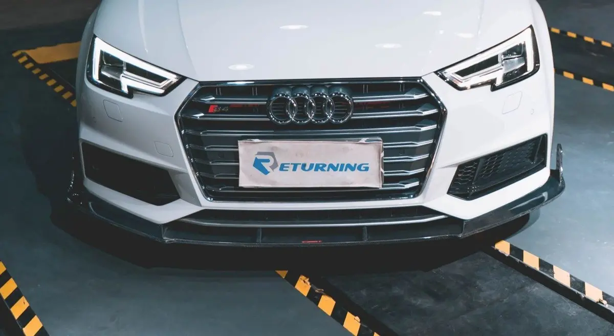 Cmst Carbon Fiber Front Lip For Audi A4 S-Line / S4 B9 2017-2018  & A4 Base Model 2019 1