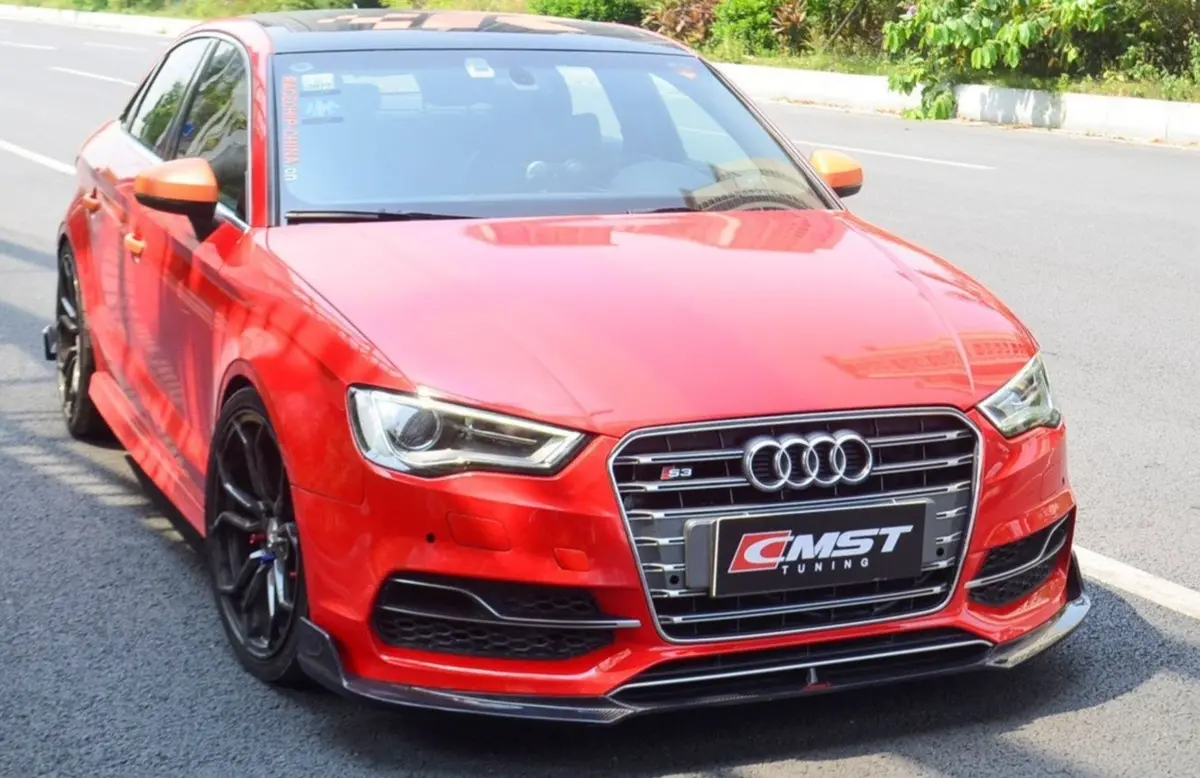 Cmst Carbon Fiber Front Lip For Audi A3 S-Line S3 2014 - 2016 1