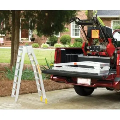 Foldable Lawn Tractor Atv / Utv Load Ramp Set 12" X 89" 2