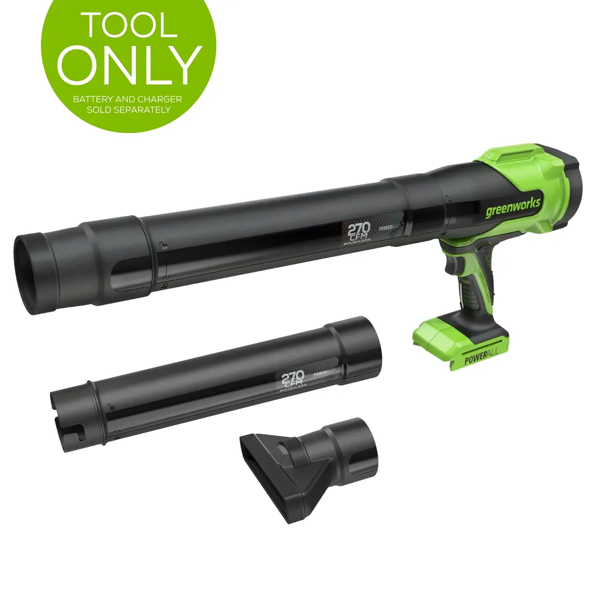 24V Brushless 270 Cfm - 130 Mph Blower (Tool Only) 1