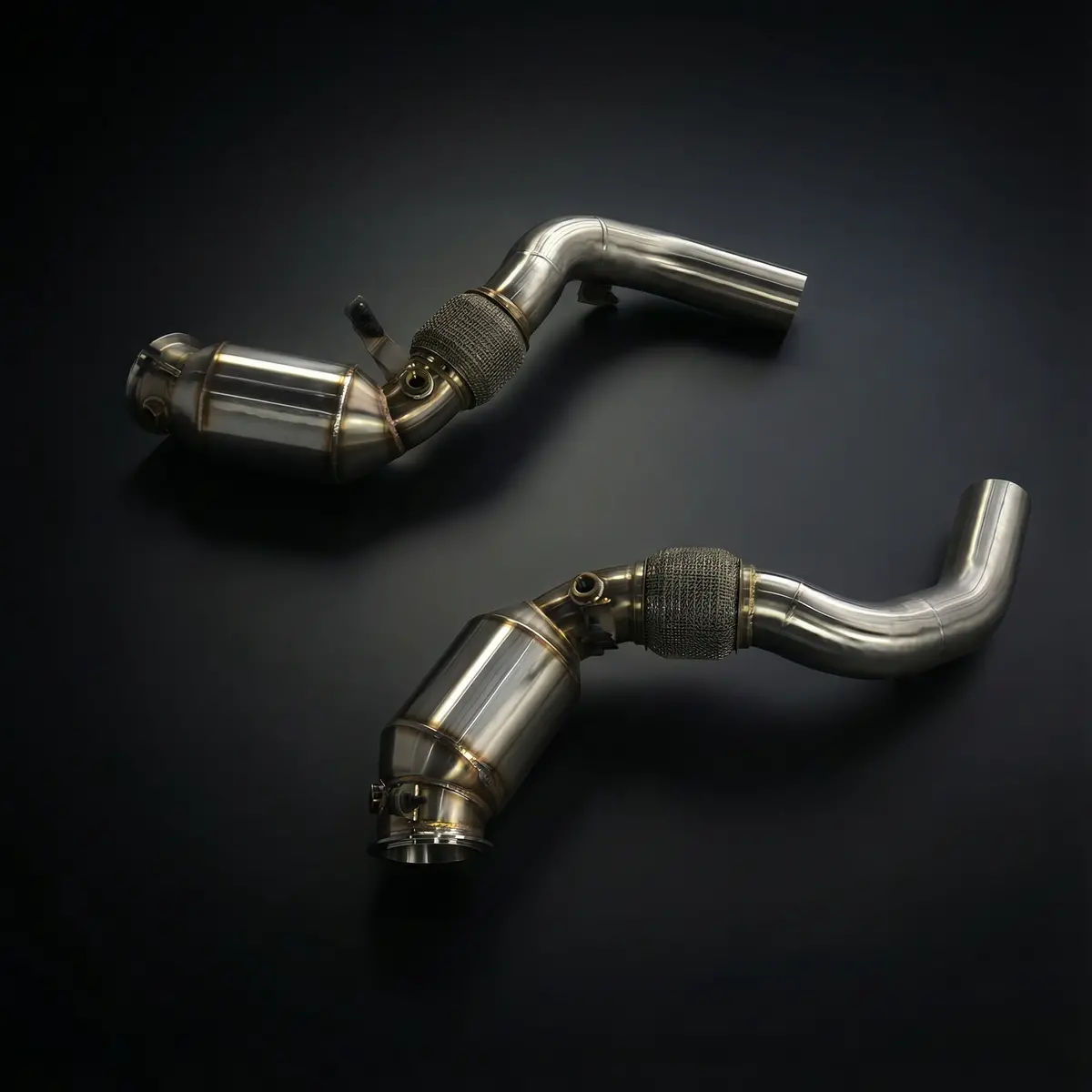 Bmw X5m (F85) / X6m (F86) 2015-2018 S63 4.4T V8 Catless Downpipes | Ame Motorsport 1