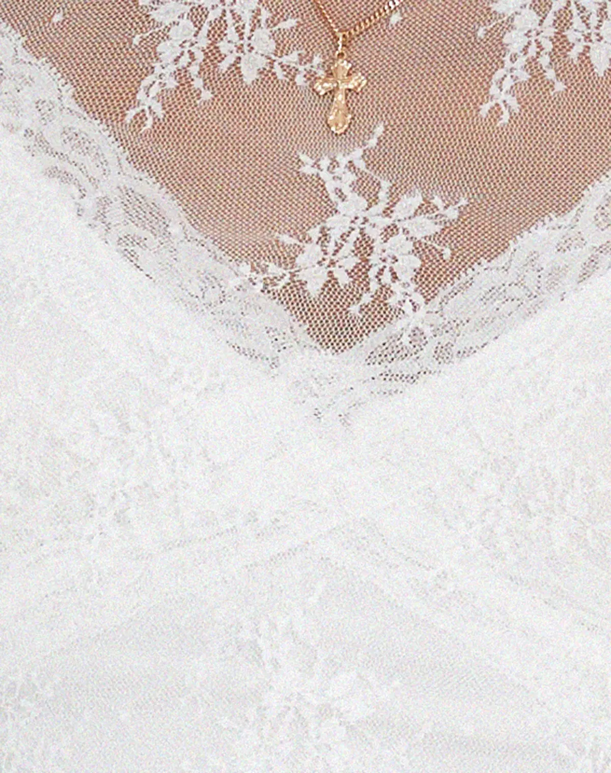 Bonca Long Sleeve Top In Lace Ivory 5