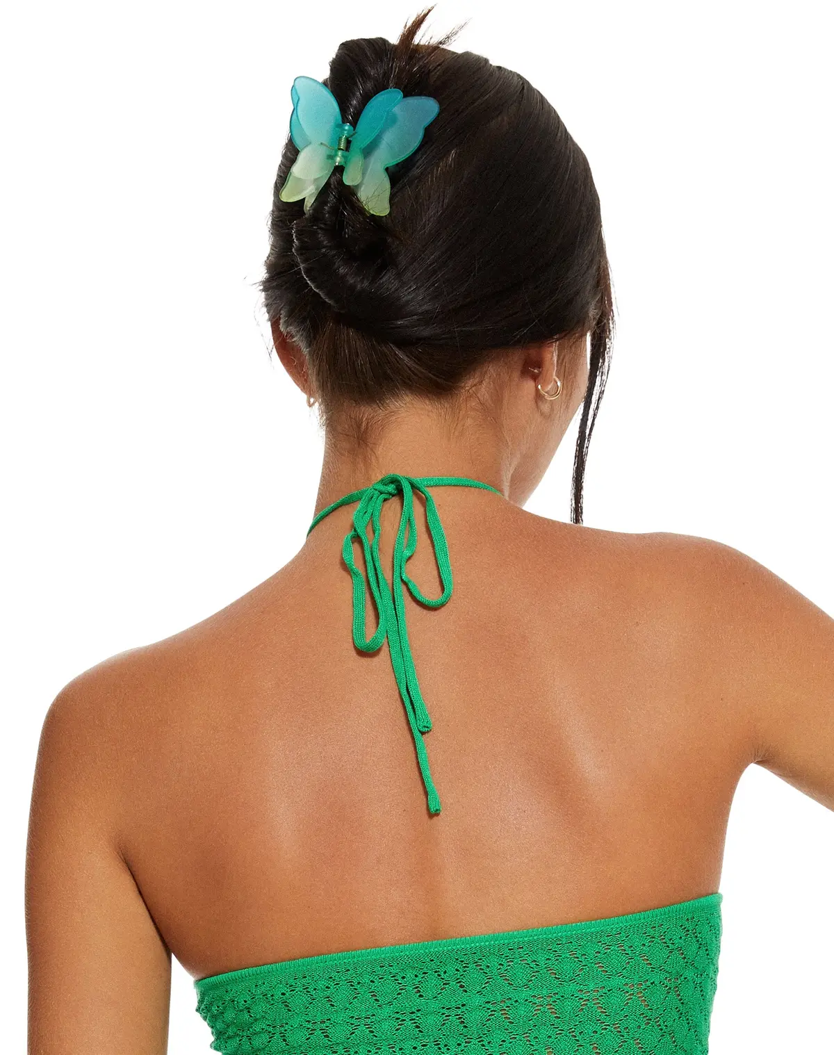Motel X Barbara Butterfly Hair Claw In Blue 1