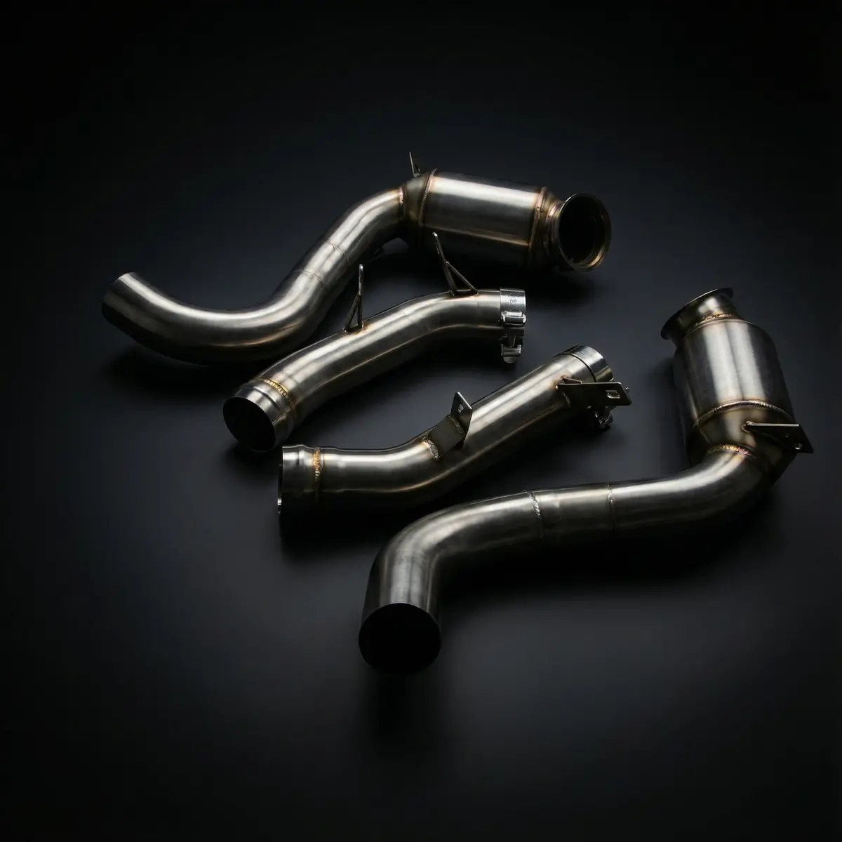 Mercedes-Benz Glc63 / Glc63s Amg (X253/C253) 2015-2020 M177 4.0T V8 Catless Downpipes | Ame Motorsport 1