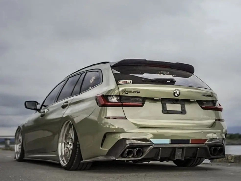 Cmst Carbon Fiber Rear Diffuser For Bmw 3 Series G20 G21 M340i 330I 2019-2022 1