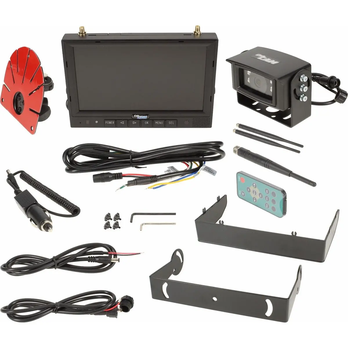 Cabcam 7" Hd Quad Wireless Monitor - 1 Camera Observation System W/ Recording 2