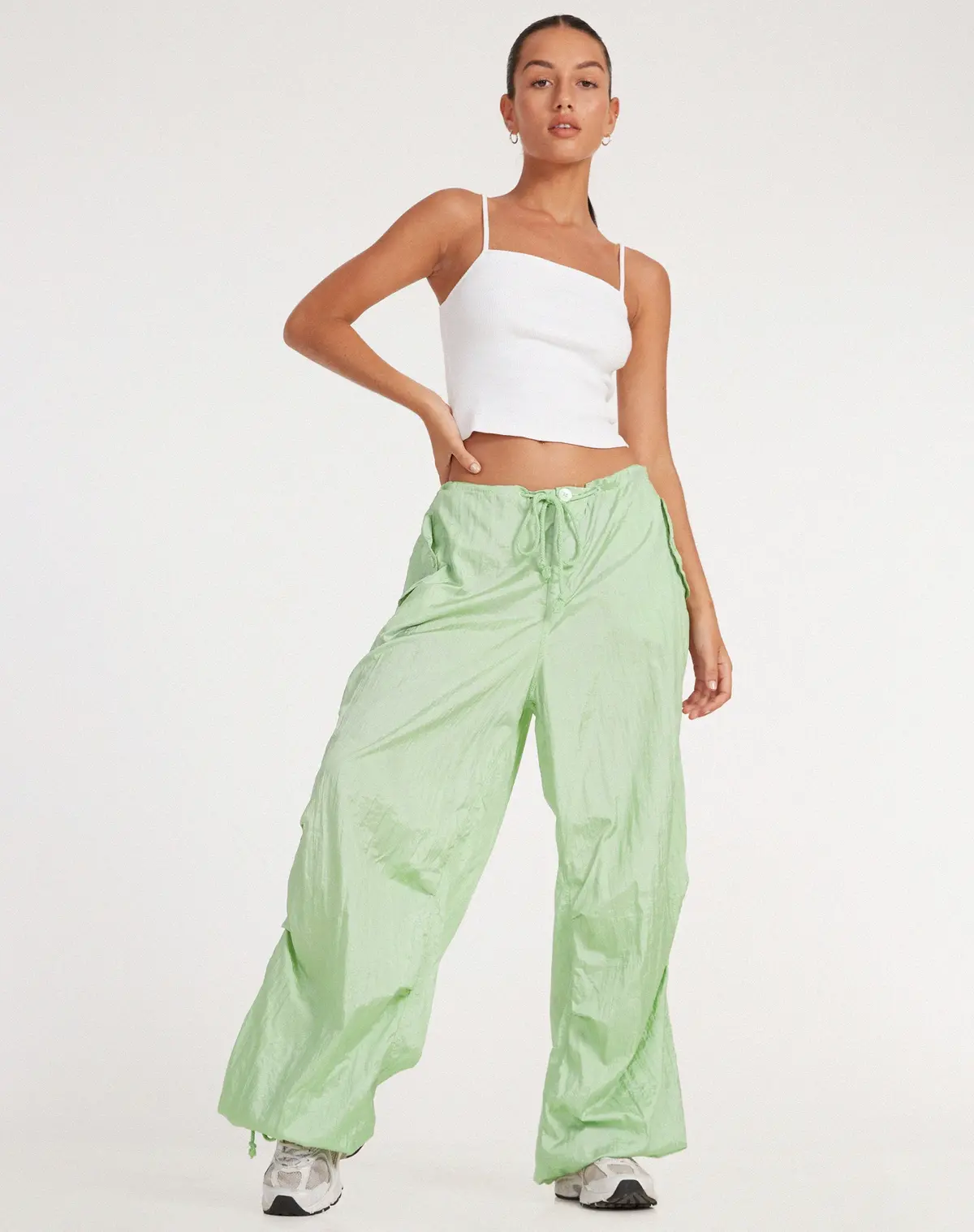 Chute Trouser In Parachute Sage 2