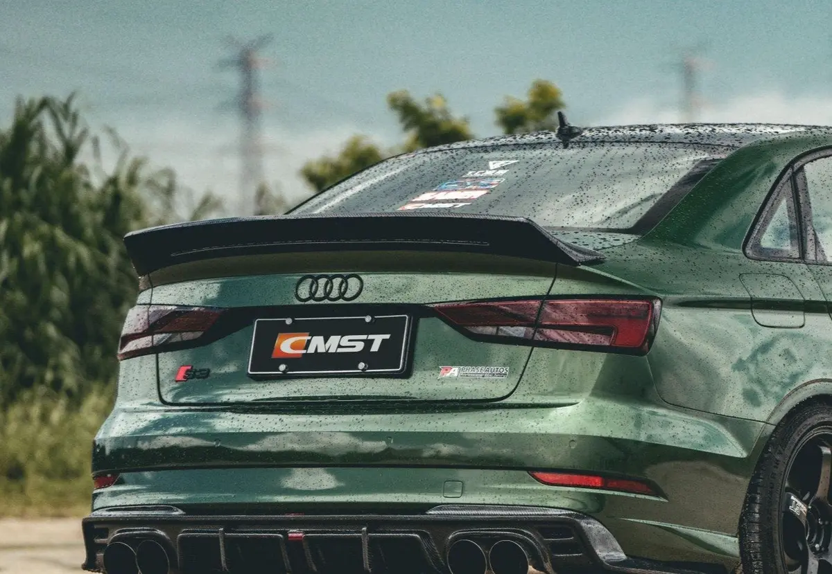 Cmst Carbon Fiber Ducktail Rear Spoiler Ver.2 For Audi Rs3 2018-2020 & S3 & A3 S Line & A3 2014-2020 1