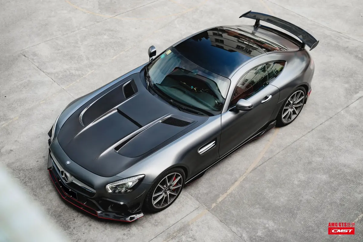 Cmst Carbon Fiber Full Body Kit For Mercedes Benz C190 Amg Gt Gts 2015-2017 1