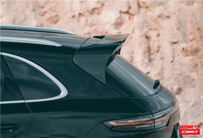 Cmst Carbon Fiber Rear Roof Spoiler For Porsche Cayenne 9Y0 2018-23 2