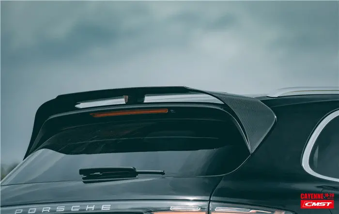 Cmst Carbon Fiber Rear Roof Spoiler For Porsche Cayenne 9Y0 2018-23 1