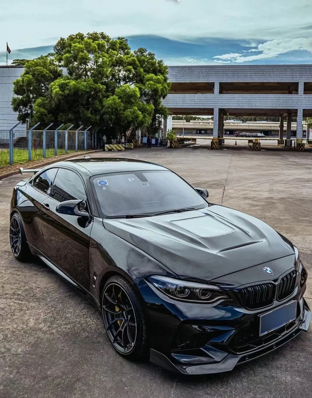 Cmst Carbon Fiber Tempered Glass Transparent Hood For Bmw M2 / M2c F87 2 Series F22 2014-On 1